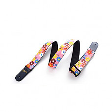 [해외]Muxico 1 PC Nylon Ukulele Strap - Pink and Colorful Flowers