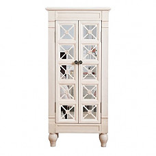 [해외]Hives & Honey Alana Jewelry Armoire, Product Dimensions 41″ H x 19″ W x 11.75″ D, White