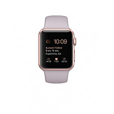 [해외]애플 1.49-Inch Sport Smart Watch - Rose Gold Aluminum Case with Pink Band