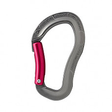 [해외]Fusion Climb Techno Zoom Bent Gate Ergonomic Carabiner Gray/Red