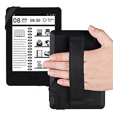 [해외]Generic Tablet Hand Strap Holder, Joylink 360 Degrees Swivel Leather Handle Grip with Elastic Belt, Secure & Portable for 6"-7” Tablets (AMAZON Fire HUAWEI ASUS LENOVO SAMSUNG),Black