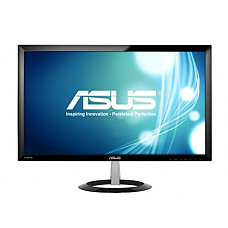 [해외]ASUS 23-inch Full HD Wide-Screen Gaming 모니터 [VX238H] 1080p, 1ms Rapid Response Time, Dual HDMI, Built in Speakers, Low Blue Light, Flicker Free, ASUS EyeCare