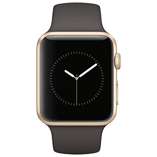 [해외]애플 1 42mm Series (Gold Aluminum Case, Cocoa Sport Band)