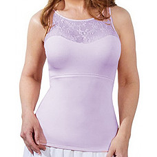 [해외]스팽스 Hide and Sleek Lace Bateau Camisole 1503 QVC A214290, Lilac, S