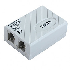 [해외]Uxcell Telephone ADSL Modem 6P2C RJ11 Splitter Filter for Landline Telephone