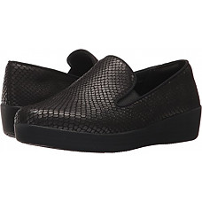 [해외]핏플랍 Womens Superskate Loafer, Black, 10 M US
