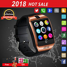 [해외]Smart Watch for Android Phones, Bluetooth Smartwatch Touchscreen with Camera, Unlocked Smart 시계 with SIM Card Slot, 방수 Smart Wrist Watch Phone for Women Man Kids 삼성 IOS iPhone