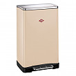 [해외]Wesco Pedal Bin Almond Powder-Coated Sheet Steel 381401 43.50 x 37.50 x 68.0 cm