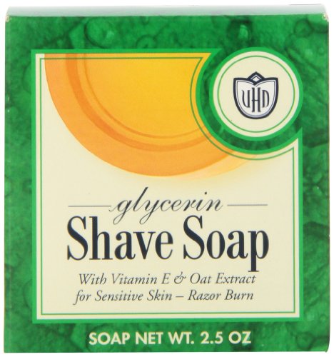 [해외]Van Der Hagen Glycerin Shave Soap, 2.5-Ounce Boxes (Pack of 12)
