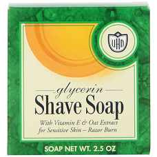 [해외]Van Der Hagen Glycerin Shave Soap, 2.5-Ounce Boxes (Pack of 12)