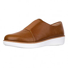 [해외]핏플랍 Womens Laceless Derby Slip On Tumbled Tan 7