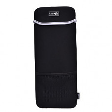 [해외]COSMOS Black Color Neoprene Sleeve Bag Pouch for 로지텍 Wireless Touch Keyboard K400, K400r and K400 Plus