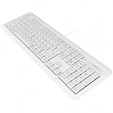 [해외]Macally Full Size USB Wired Computer Keyboard for Mac, 애플 Macbook Pro/Air, Mac Mini/Pro, iMac with 16 애플 Shortcut Keys and Numeric Keypad (XKEY)