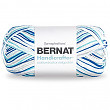 [해외]Bernat Handicrafter Cotton Ombre Yarn - (4) Medium Gauge 100% Cotton - 12 oz - Anchors Away - Machine Wash & Dry