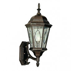 [해외]Trans Globe Lighting 4715 BRZ Outdoor Villa Nueva 21" Wall Lantern, Brown