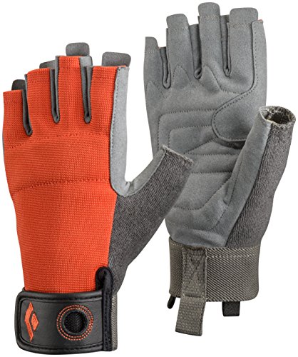 [해외]Black Diamond Crag Half-Finger Gloves, Octane, Medium