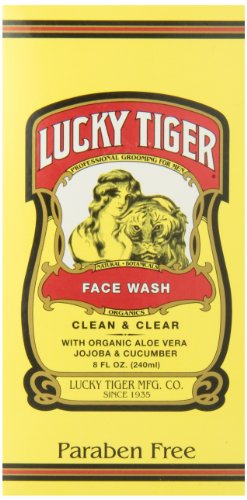 [해외]Lucky Tiger Face Wash, 8 Ounce