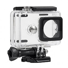 [해외]Rhodesy 방수 Housing for Xiaomi Yi, Protective Housing Shell 방수 Case Cover with Bracket & Screw Diving Depth 40M for Xiaomi Yi Action Camera, Black