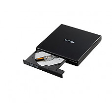 [해외]AGPTEK OD01 8X USB 2.0 Portable DVD+/-RW External Drive, Plug and Play, Support Windows 98SE/ME/2000/XP/Vista/7/8/10 /Mac OS 8.6.Black