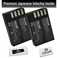 [해외]( 2Pack ) WT Nixxell 배터리 for Pentax D-Li109 and Pentax KP, K-R, K-S1, K-S2, K-30, K-50, K-70, K-500 Digital SLR 카메라 (Fully Decoded)