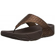 [해외]핏플랍 Womens Lulu Weave Flip Flop,Bronze,8 M US
