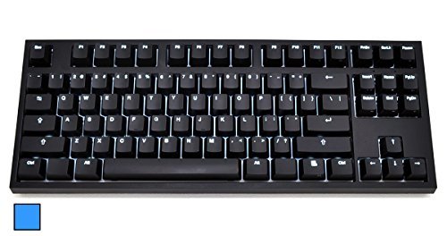 [해외]CODE 87-Key Illuminated Mechanical Keyboard with White LED Backlighting - Cherry MX Blue