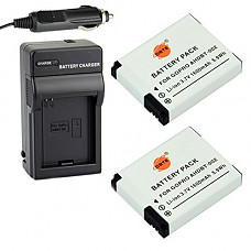 [해외]DSTE 2x AHDBT-002 배터리 + DC121 Travel and Car Charger Adapter for 고프로 Hero1 Hero2