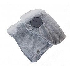 [해외]Wandr Travel Pillow With Free Eye Mask - Soft Neck Wrap Around Travel PIllow in Lightweight Machine Washable Grey