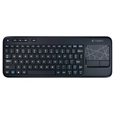 [해외]로지텍 - K400 Wireless Touch Keyboard, With 3.5quot; Touchpad, For Windows, Black (Certified Refurbished)