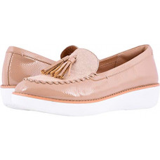 [해외]핏플랍 Womens Paige Faux Pony Moccasin Taupe 10 M US