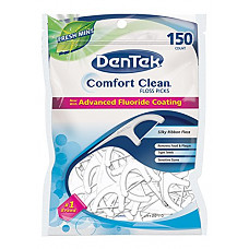 [해외]DenTek Comfort Clean Floss Picks Fresh Mint 150 Each (Pack of 6)