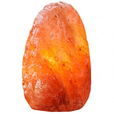 [해외]Himalayan Glow Naked Salt lamp (3-5 lbs), Best as Desk Lamp with Dimmer Switch by WBM