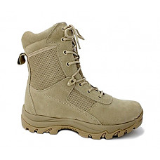 [해외]Ryno Gear Tactical Combat Boots with CoolMax Lining (Beige) (8, 10)