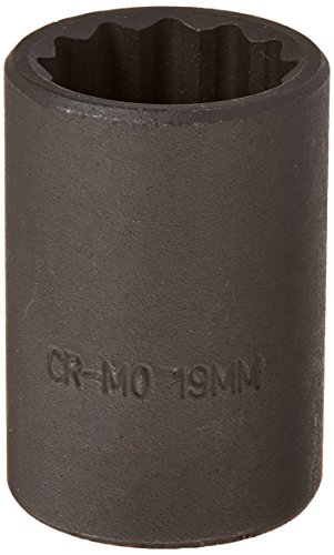 [해외]Sunex 219zm 1/2-Inch Drive 19-mm 12-Point Impact Socket