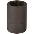 [해외]Sunex 219zm 1/2-Inch Drive 19-mm 12-Point Impact Socket