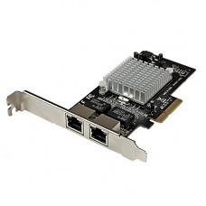 [해외]StarTech.com Dual Port PCI Express (PCIe x4) Gigabit Ethernet Server Adapter - 2 Port Network Card - Intel i350 NIC - GbE Network Card