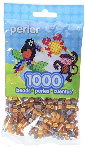 [해외]Perler Beads 80-15185 Metallic Mix 1000 Beads