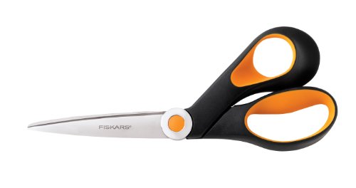 [해외]Fiskars 175800-1002 Razor-edge Softgrip Scissors, 8 Inch, Black