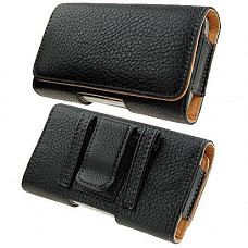 [해외]Kingsource (TM) 삼성 갤럭시 Note 2/Note 3/Note 4 Black Vertical Leather Pouch Belt Clip Holster Carrying Case with Belt loop Fits With Otterbox Case / SGP Amor/UAG/Lifeproof Case / Thick Armor Hybrid Case On (Samsung 갤럭시 Note 2/Note 3/Note 4)