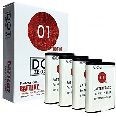 [해외]DOT-01 4X Brand 2350 mAh Replacement Nikon EN-EL23 Batteries Nikon S810c Digital Camera Nikon ENEL23