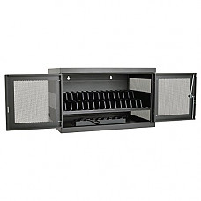 [해외]Tripp Lite 16-Port AC Charging Storage Station Cabinet for Chromebooks, Laptops & Tablets, 17" Depth, Wall Mount & Cart Options (CSC16AC)