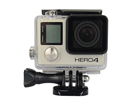[해외]Housing Case Transparent for 고프로 Hero 4 3 Plus 방수 Case, Enegg Diving Protective Rotective Housing Shell 45m Accessories for Go Pro Hero 4 3+ Action 카메라