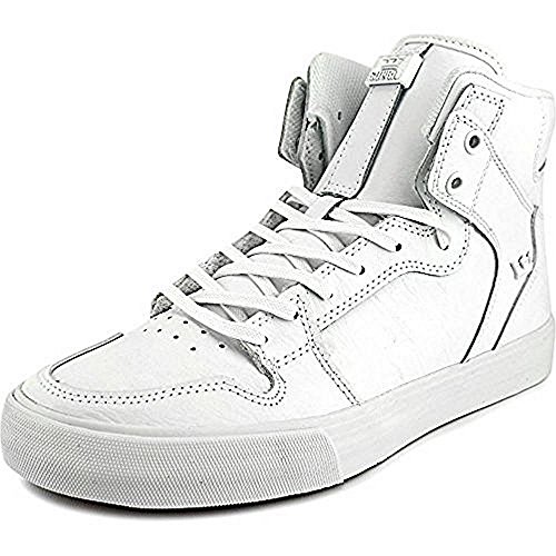 [해외]Supra Vaider Shoe, White-White, 9.5 Regular US