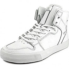 [해외]Supra Vaider Shoe, White-White, 9.5 Regular US