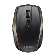 [해외]로지텍 MX Anywhere 2 Wireless Mobile Mouse – Track On Any Surface, Bluetooth or USB Connection, Easy-Switch up to 3 Devices, Hyper-Fast Scrolling – Meteorite