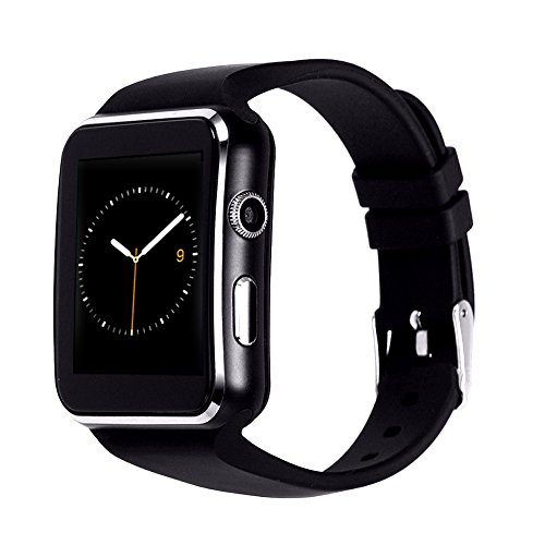 [해외]ASOON Bluetooth Smart Watch, Touch Screen Sports Smart Wrist Watch with SIM Card Slot 카메라 Pedometer for Android Phones 삼성 LG 갤럭시 Note 소니 Nexus