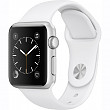 [해외]애플 Watch Series 1 Smartwatch 42mm, Silver Aluminum Case/ White Sport Band (Newest Model) (Certified Refurbished)