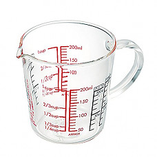 [해외]하리오 Wide Measuring Cup, 200ml