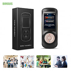 [해외]Instant Voice Language Translator Device,Smart Two Way WiFi 2.4inch Touch Screen Portable Translation for Learning Travel Business Shopping-Black