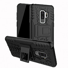[해외]갤럭시 S9 Plus Case, UZER Shockproof Hybrid Slim Dual Layer Rugged Rubber Hybrid Hard/Soft Impact Armor Defender Full Body Protective Case Cover with Kickstand for 삼성 갤럭시 S9 Plus 2018 Model